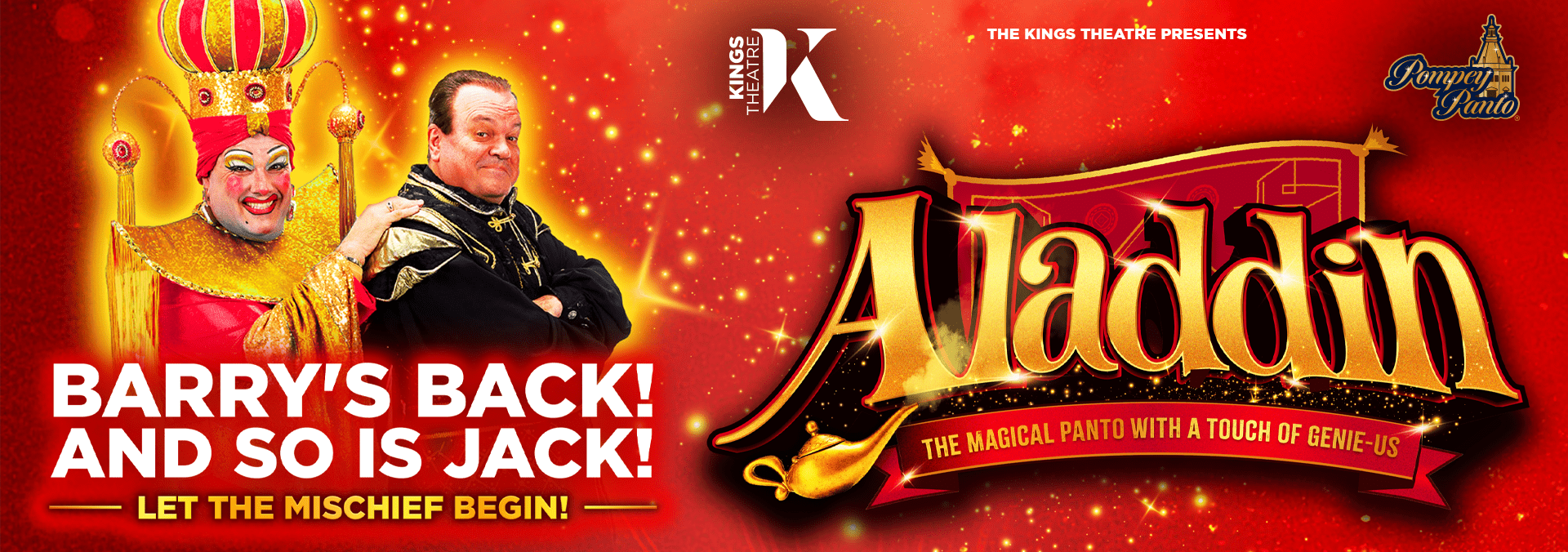 Aladdin Panto 2025 Kings Theatre Portsmouth 12 05 Aladdin Slider Image